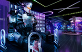 到处都是AI机器人NPC与你对话的游艺城 A game city filled with AI robots and NPCs conversing with you everywhere